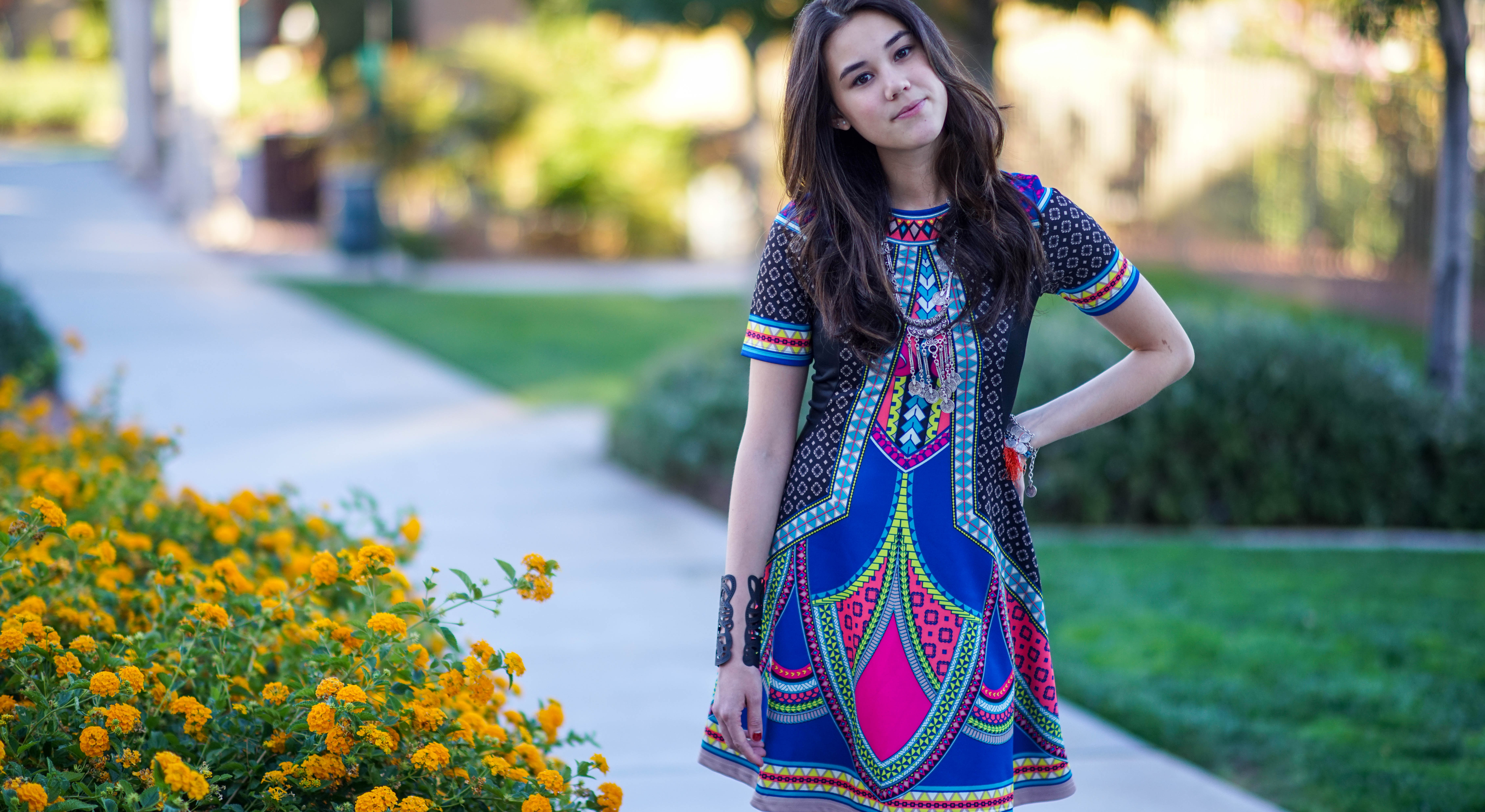 Girl wearing K8 Los Angeles