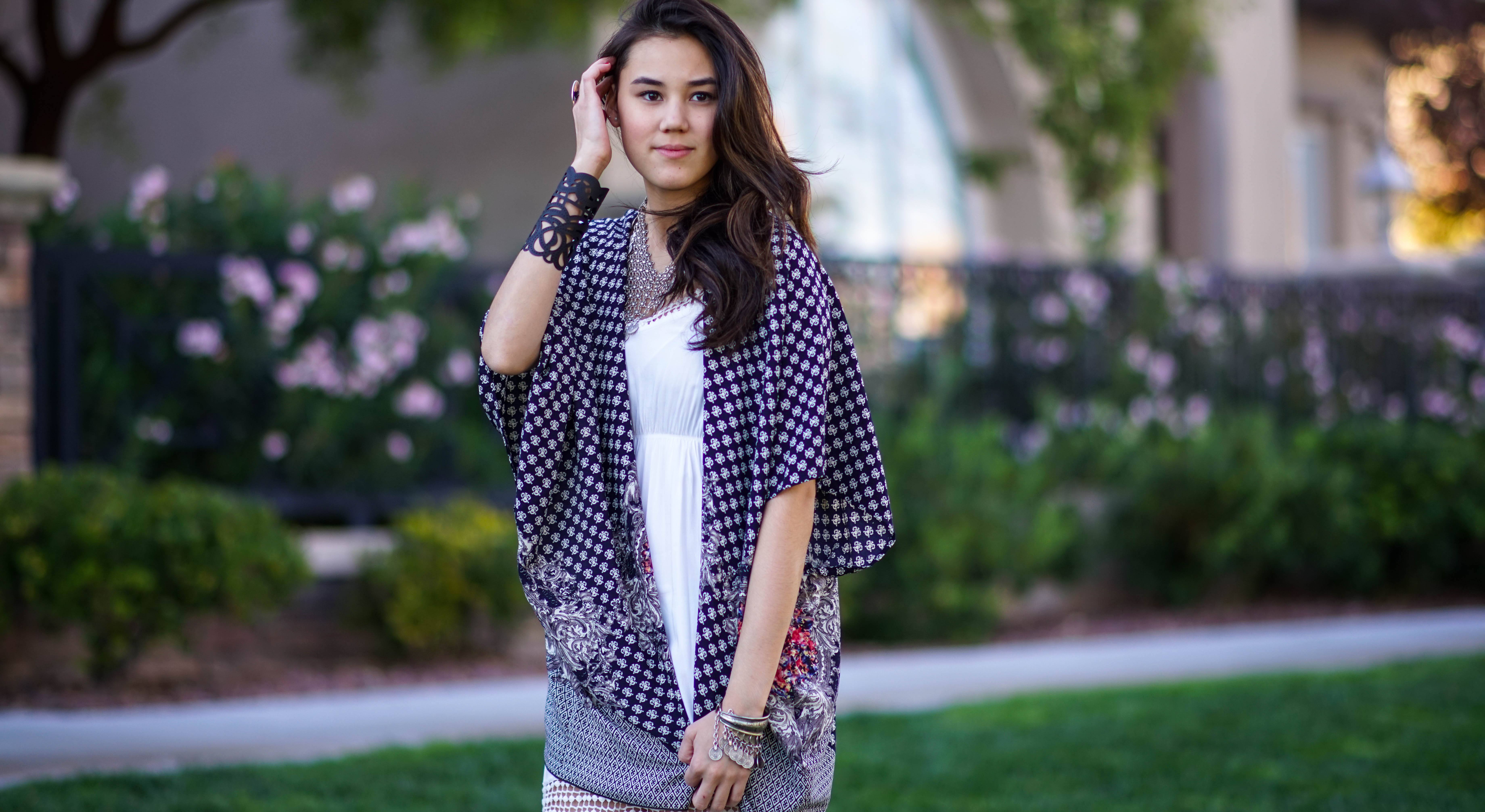 Girl wearing K8 Los Angeles